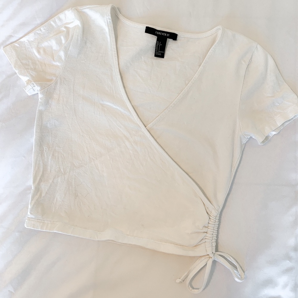 Forever 21 Ruched Crop Top